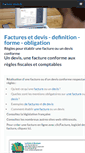 Mobile Screenshot of facture-devis.fr